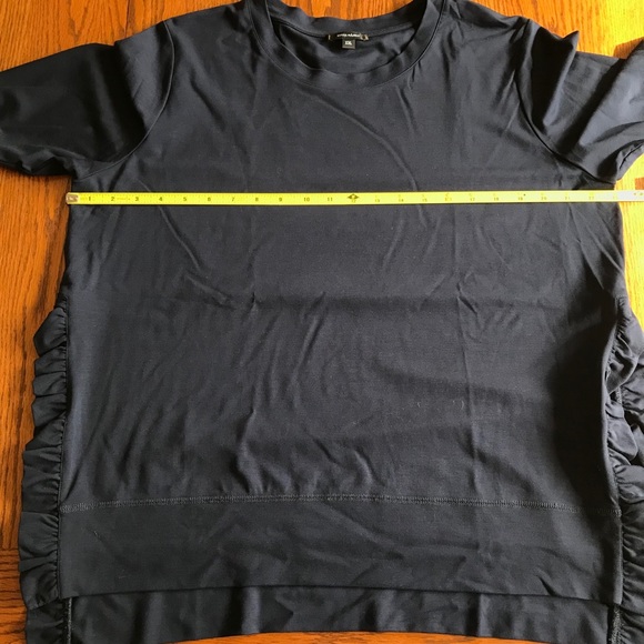 Women’s Stella & Dot Ruffle Side Long Sleeve Top - Picture 7 of 9